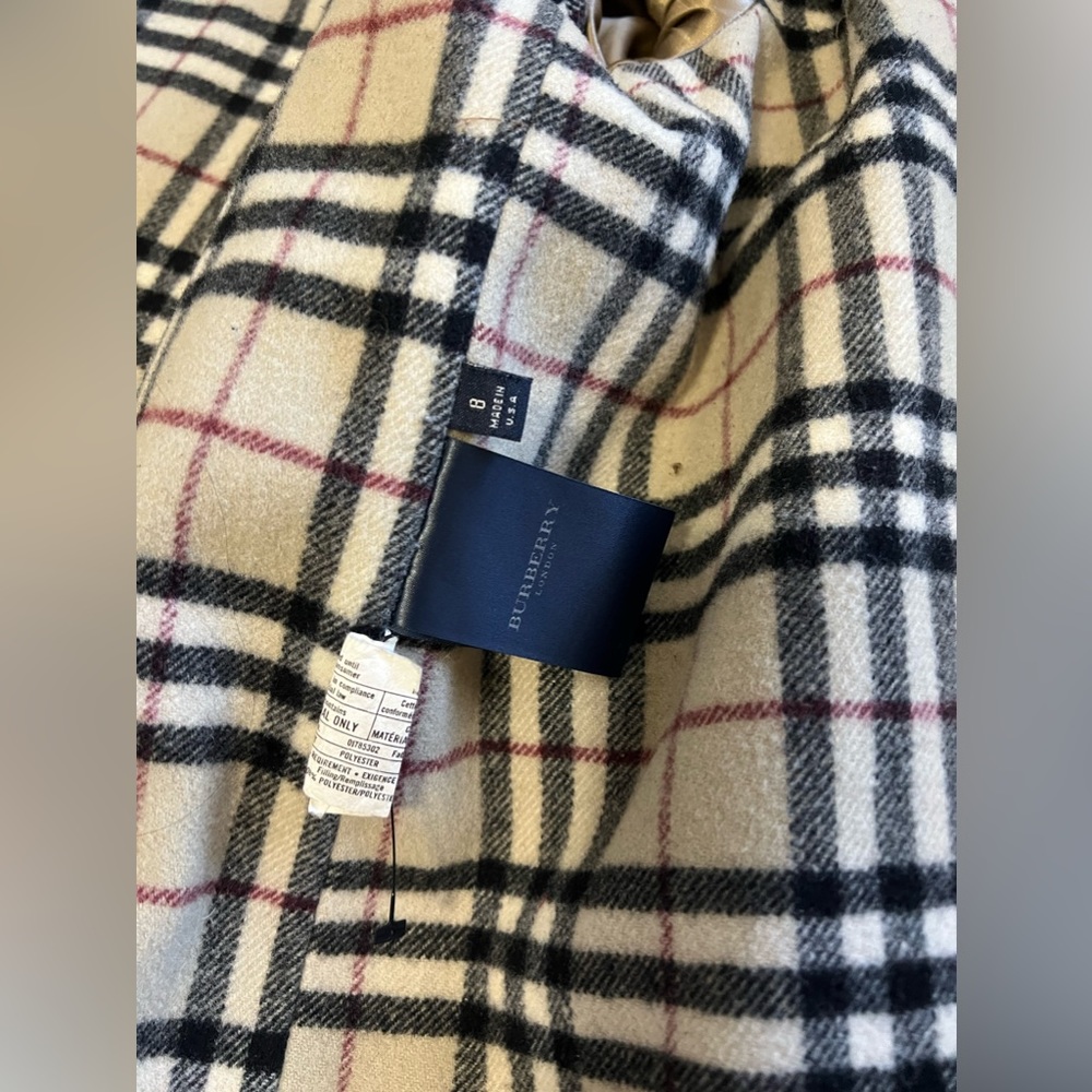 BURBERRY LONDON quilted Parka Jacket Trench Coat Size: M | US 8 - Picture 7 of 16